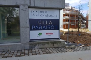 habillage vitre groupe arc porgramme villa paraiso Saint Herblain 1