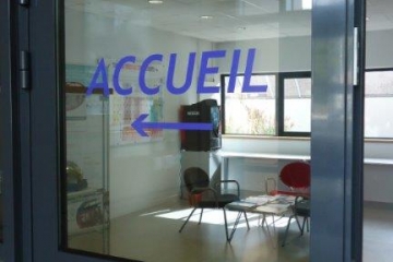 vitrophanie accueil Arronax